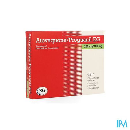 Atovaquone Proguanil EG 250Mg/100Mg Film.Tabl  12