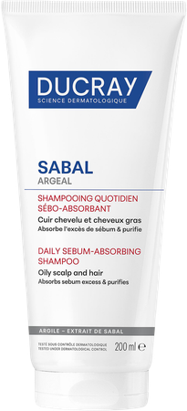 Ducray Sabal Argeal Dag. Sh Talgabsorberende 200ml 2