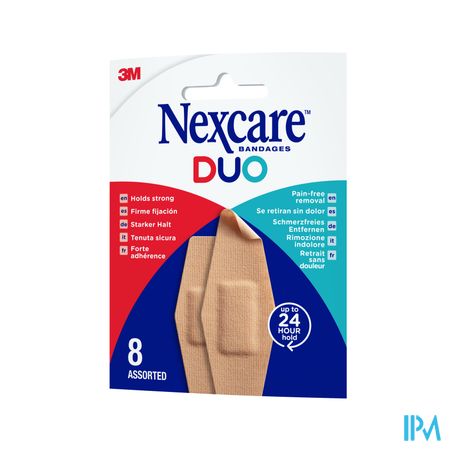 Nexcare 3m Duo Pansement Assortiment 8