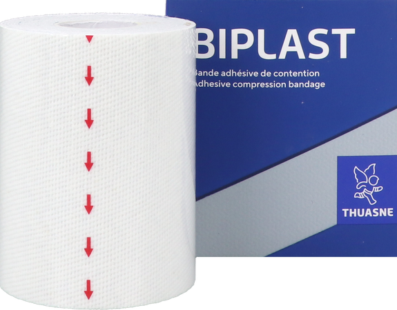 Biplast Drukverband Adh Wit 8cmx2,5m 1 6