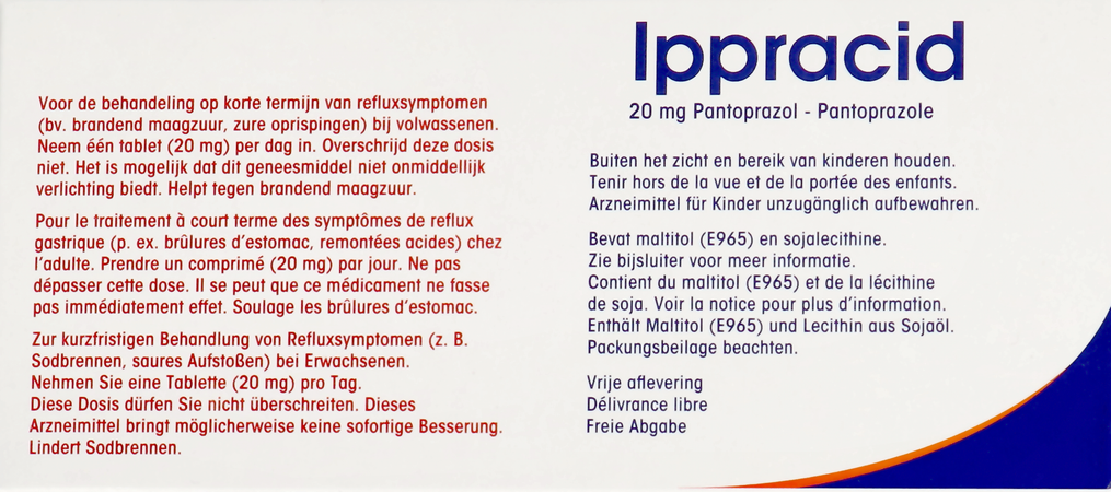 Ippracid 20mg Maagsapresist Tabl 14 5