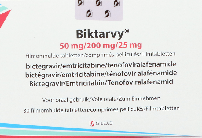 Biktarvy 50mg/200mg/25mg Comp Pell 30 Blister 1