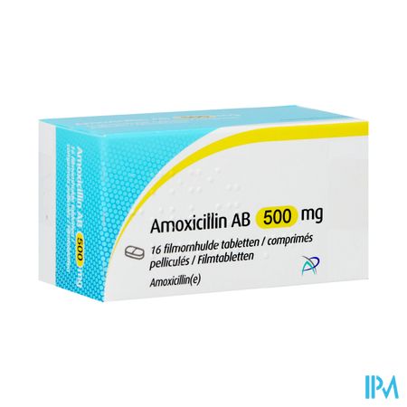 Amoxicillin Ab 500mg Filmomh Tabl 16 X 500mg