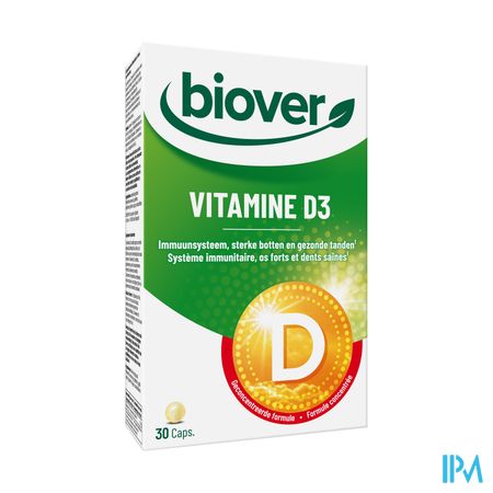 Biover Vitamine D3 Caps 30