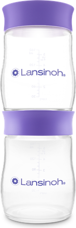 Lansinoh Borstvoeding Bewaarflesjes Melk 3x160ml 9