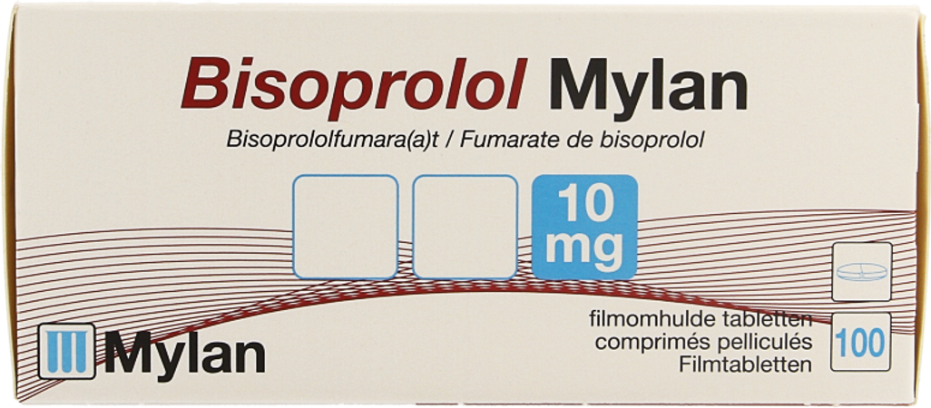 Bisoprolol Viatris 10mg Tabl 100 6