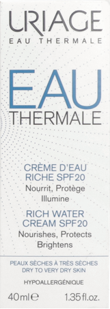 Uriage Eau Thermale Cr Water Rijk Ip20 40ml 3