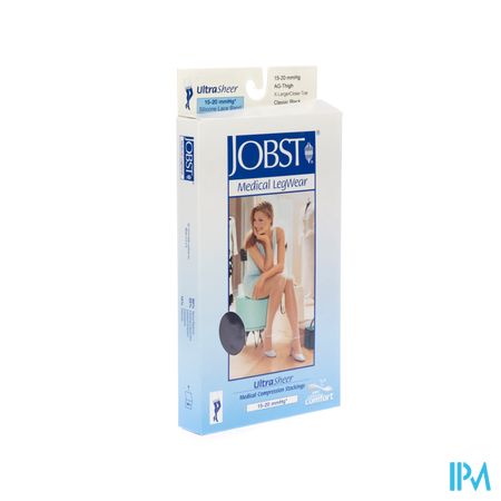 Jobst Ultrasheer Comf.k1 Dijkous Cl.black Xl