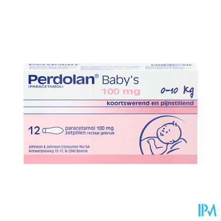 Perdolan Supp Baby 12x100mg