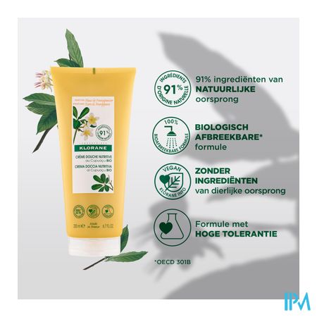 Klorane Lichaam Douchecr Plumeria 200ml Nf 4