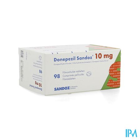 Donepezil Sandoz 10,0mg Filmomh Tabl 98 X 10,0mg