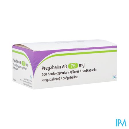 Pregabaline Ab 75mg Harde Caps 200