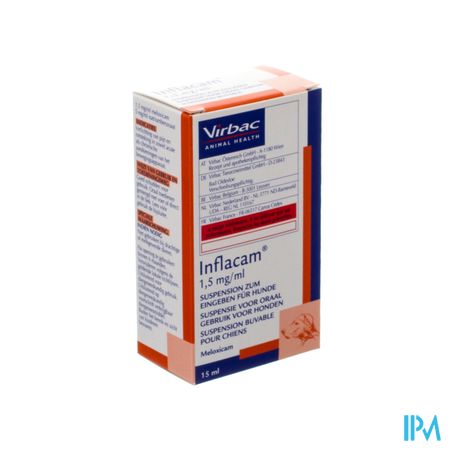 Inflacam 1,5mg/ml Drink Susp Hond 15ml 2