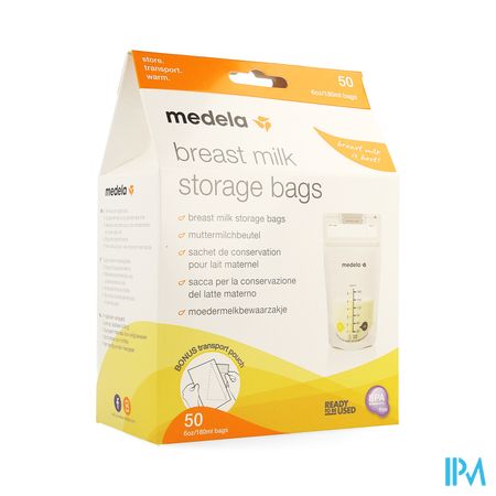 Medela Sacs Recueil Lait Maternel 180ml 50