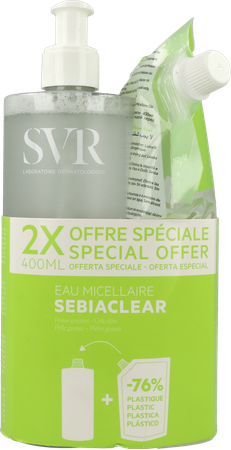 Svr Sebiaclear Micellair Water 400ml +navul. 400ml 2