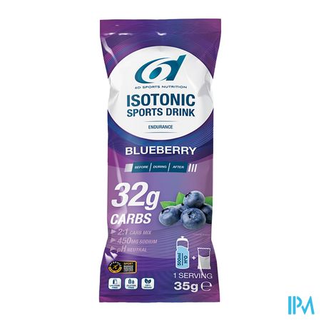6d Isotonic Sports Drink Blueberry Pdr Zakje14x35g 3