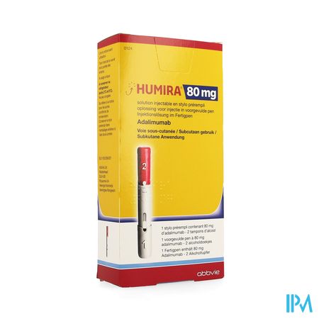 Humira 80mg/0,8ml Opl Inj Voorgev.pen 1x80mg/0,8ml