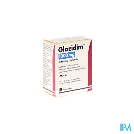 Glazidim 1000mg Im/iv Bolus Fl 1