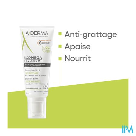 Aderma Exomega Allergo Emolierende Balsem 200ml 27