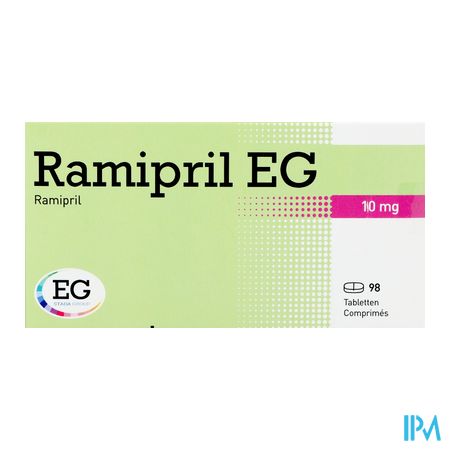 Ramipril Eg 10mg Impexeco Comp 98 X 10mg Pip 1