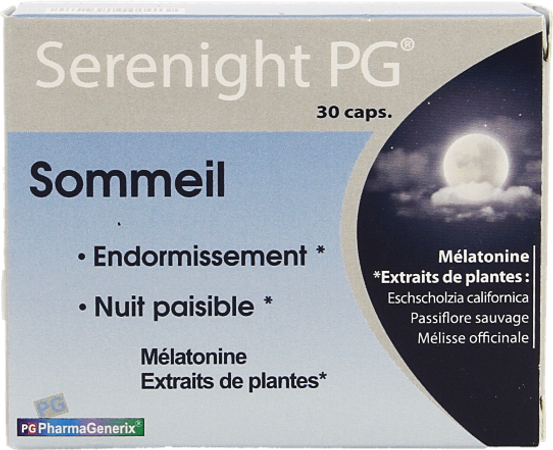 Serenight Pg Pharmagenerix Caps 30 3