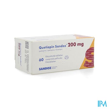 Quetiapin Sandoz Filmomh Tabl 60 X 200mg