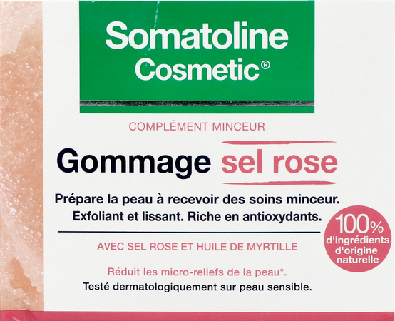 Somatoline Cosm. Gommage Exfoliant Sel Rose 350g 2