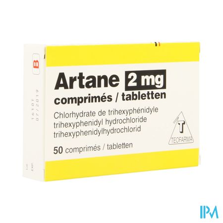 Artane 2mg Blister Comp 50 X 2mg