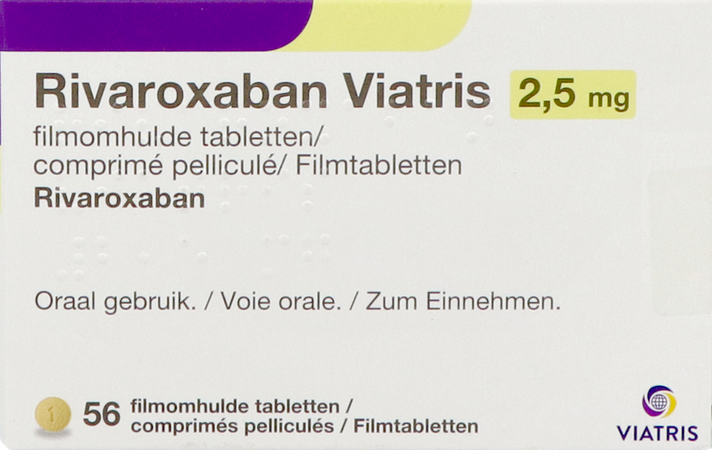Rivaroxaban Viatris 2,5mg Filmomh Tabl 56 1