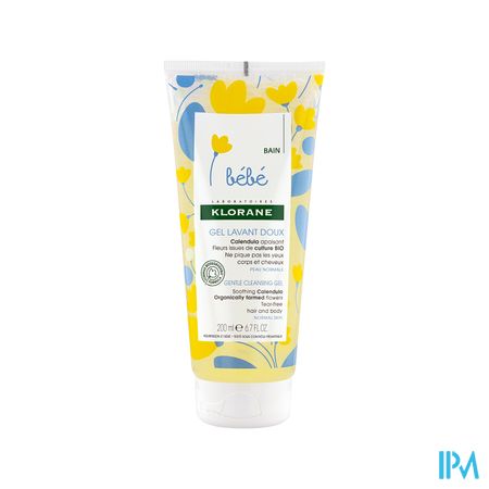 Klorane Bb Zacht Reinigingsgel 200ml 6