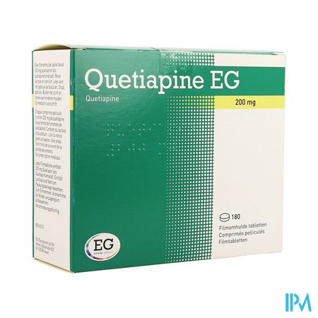 Quetiapine EG Filmomh Tabl 180X200Mg