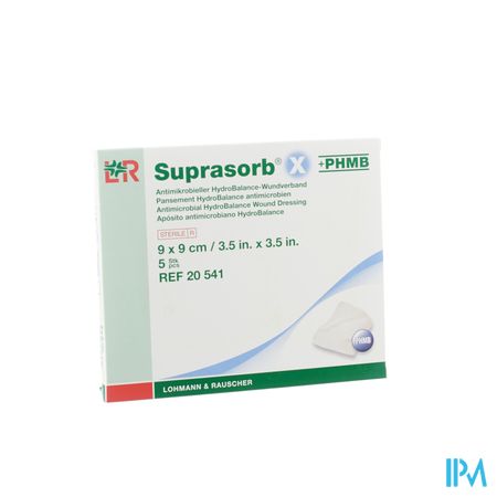 Suprasorb X Pans Phmb Ster 9x 9cm 5 20541