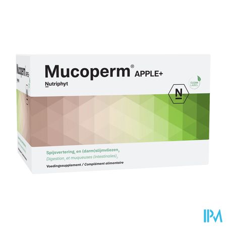 Mucoperm Apple+ 60 ZAKJES 240G 1