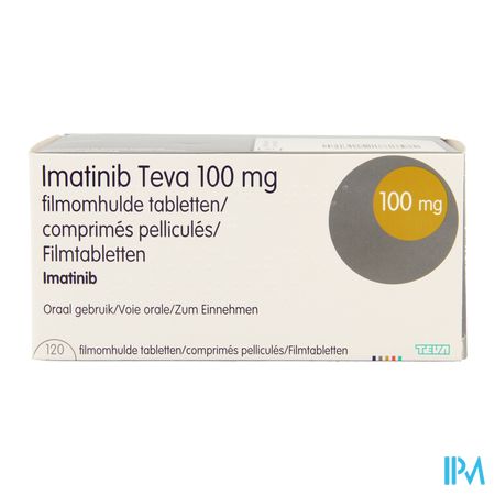 Imatinib Teva 100mg Comp Pell 120 X 100mg 3