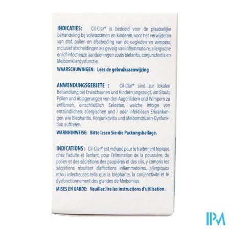 Cil-clar Compresse Paupieres 20 5