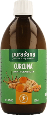 Purasana Vegan Curcuma Forte Soepele Gewr. 500ml 1