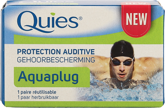 Quies Gehoorbescherming Aquaplug 1 Paar 1