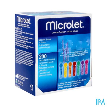 Bayer Microlet Lancettes Ster Couleur 200