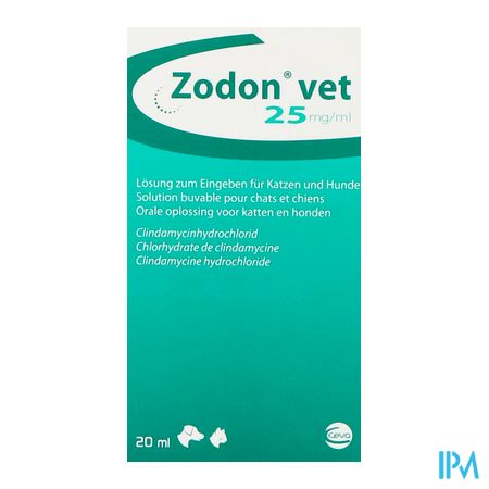 Zodon Vet 25mg/ml Sol Orale 20ml New 1