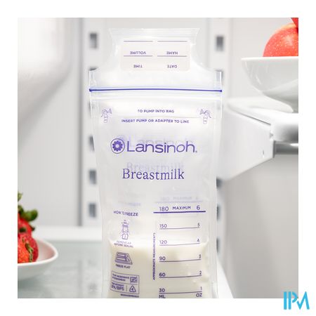 Lansinoh Bewaarzakjes Moedermelk 50 40056 21