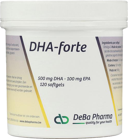 Dha Forte Caps 120x500mg Deba 5
