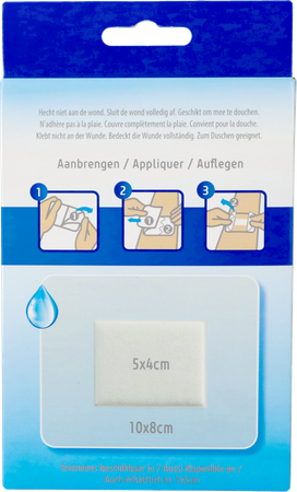 Febelcare Med3 Pans. Adh. Ster. Wtp 8x10cm 5 2