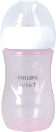 Philips Avent Natural 3.0 Zuigfles Roze 260ml 5
