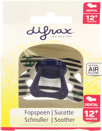 Difrax Fopspeen Dental Semi Filled Boy +12m 346 4
