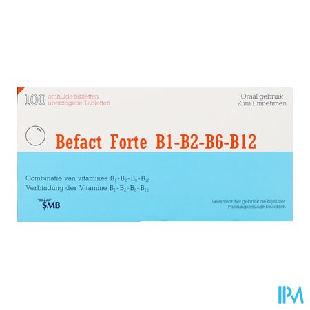 Befact Forte B1-b2-b6-b12 Omhulde Tabl 100 Ud 4