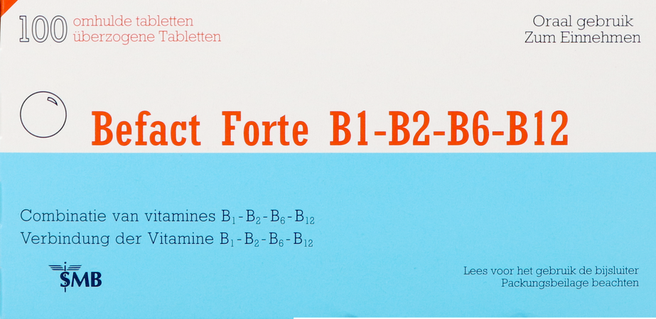 Befact Forte B1-b2-b6-b12 Omhulde Tabl 100 Ud 4