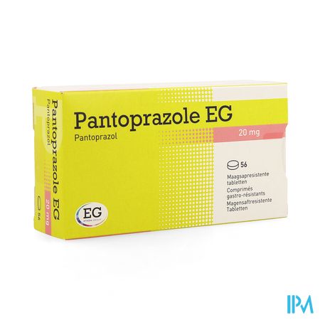 Pantoprazole EG 20Mg Comp Gastro Resist Blist 56