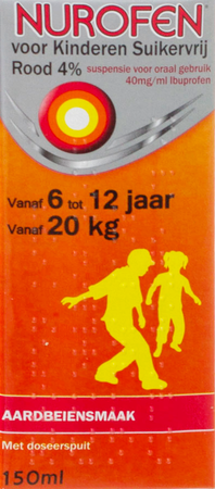 Nurofen Impexeco 4% Sirop Strawberry Zs Kind 150ml 2