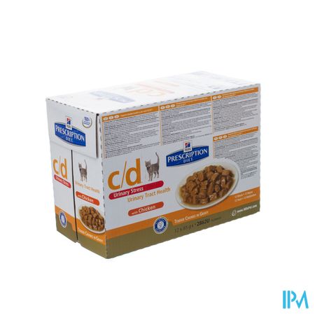 Prescription Diet Feline C/d Stress Chicken 12x85g