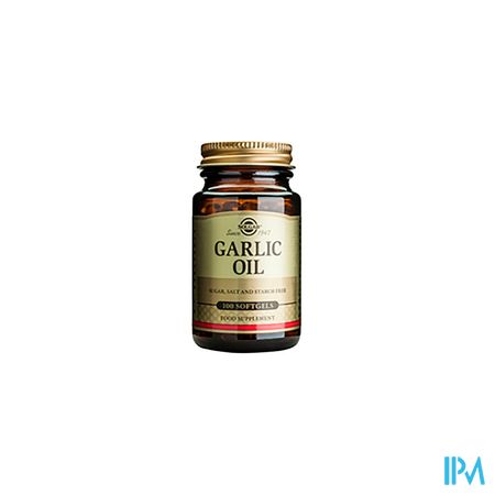 Solgar Garlic Oil (huile D'ail) Softgel 100 1
